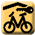 Lockable facility for bikes